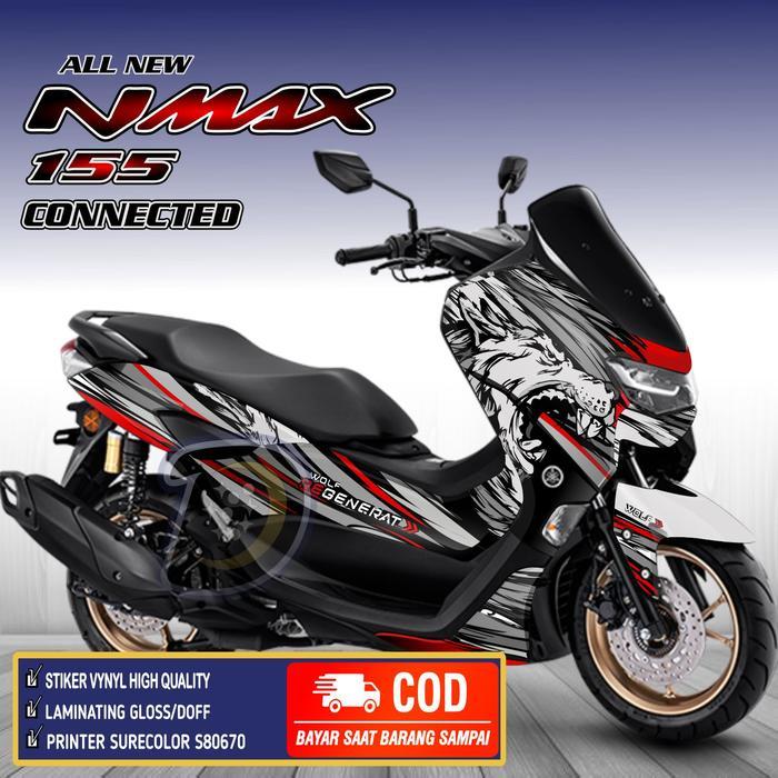 Decal Nmax 155 New 2020 2022 Striping Nmax New Stiker Yamah Nmax New Full Body Serigala