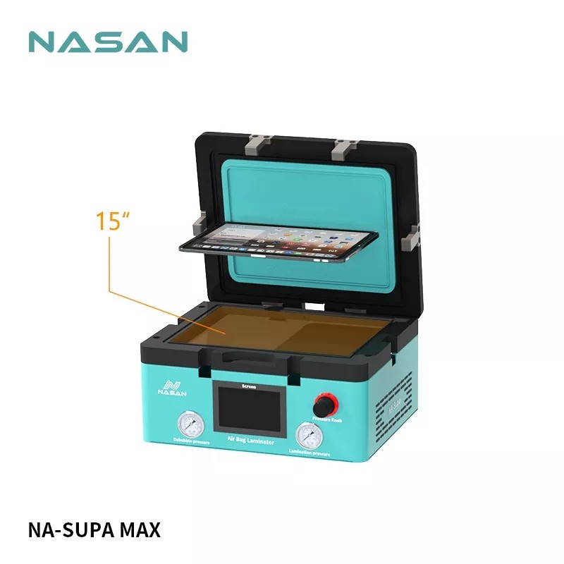 Baru Nasan Na-supa Max 15 Inch OCA Laminator Machine For Table Flat Curved Screen 2 In 1 LCD Laminat