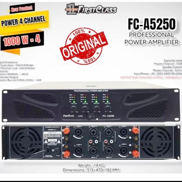 Power Amplifier Ampli Firstclass FC-A5250
