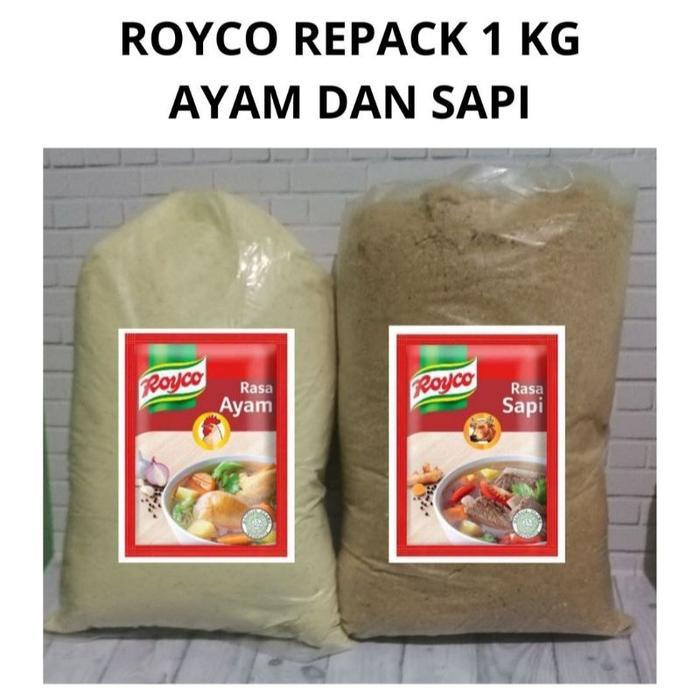 NEW Royco Repack 500gr - Penyedap Masakan Rasa Ayam & Sapi Bubuk Kaldu
