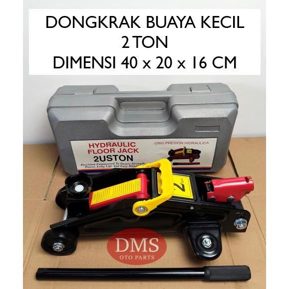 Dongkrak Buaya 2 Ton Kecil Dimensi 40X20X16 Cm