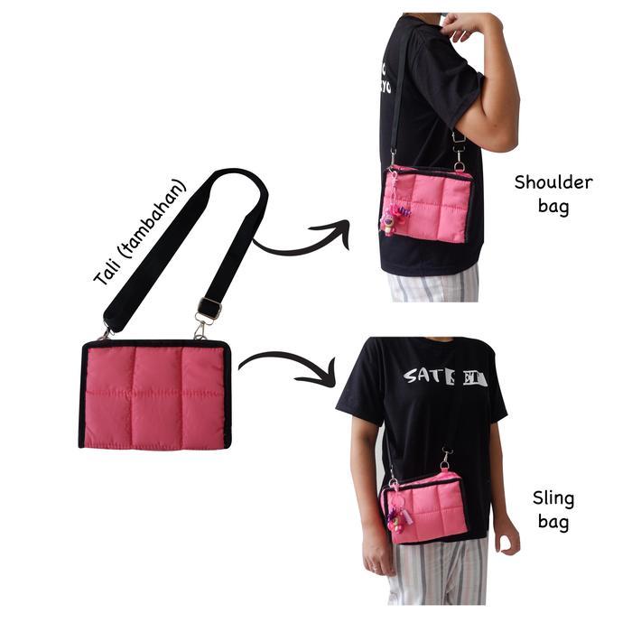 Wallet Pillow Tas Dompet Tempat Kecil Simple Kosmetik Lipstick Lipstik Kaleng Pensil Kuliah Sekolah