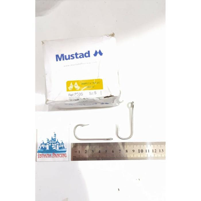 Mata Kail Mustad / Box (Isi 100Pcs) Size No 5/6/7/8 Pasti Promo