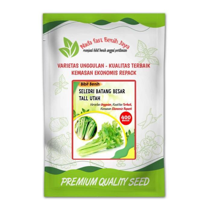 400 biji Benih seledri batang besar Celery Tall Utah - bibit Seledri Batang Besar