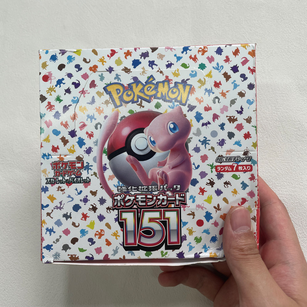 Anime Pokemon Japan Version TCG Scarlet Violet 151 Classics Expansion Booster Box Pokemon Trade Card