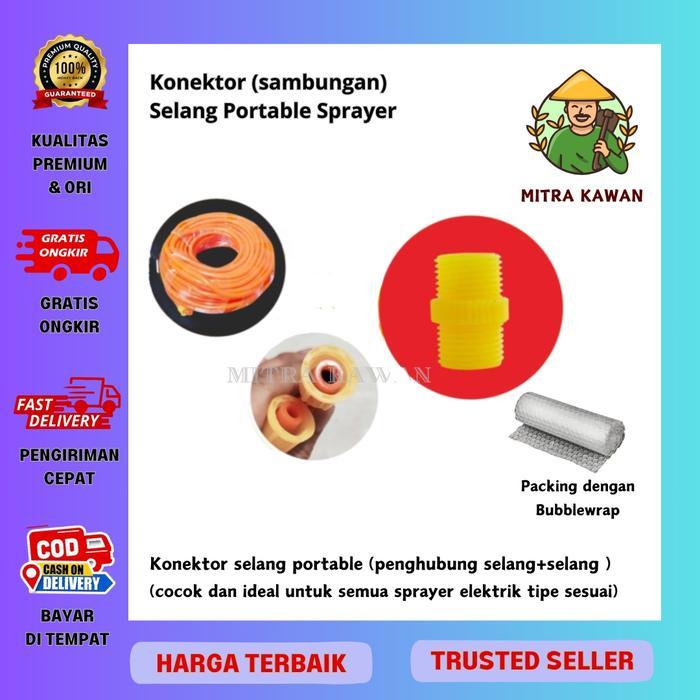 Josjismatt_ Konektor Selang Drat 18Mm Portable Sprayer