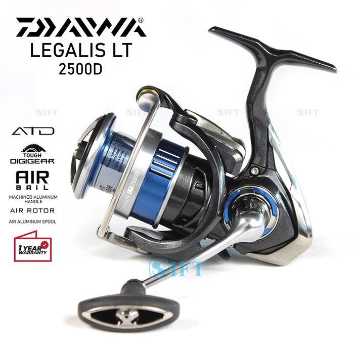 Reel DAIWA LEGALIS LT 1000 -- 5000D-C Kolam Sungai Laut Spinning Ringan Kuat Resmi IFT