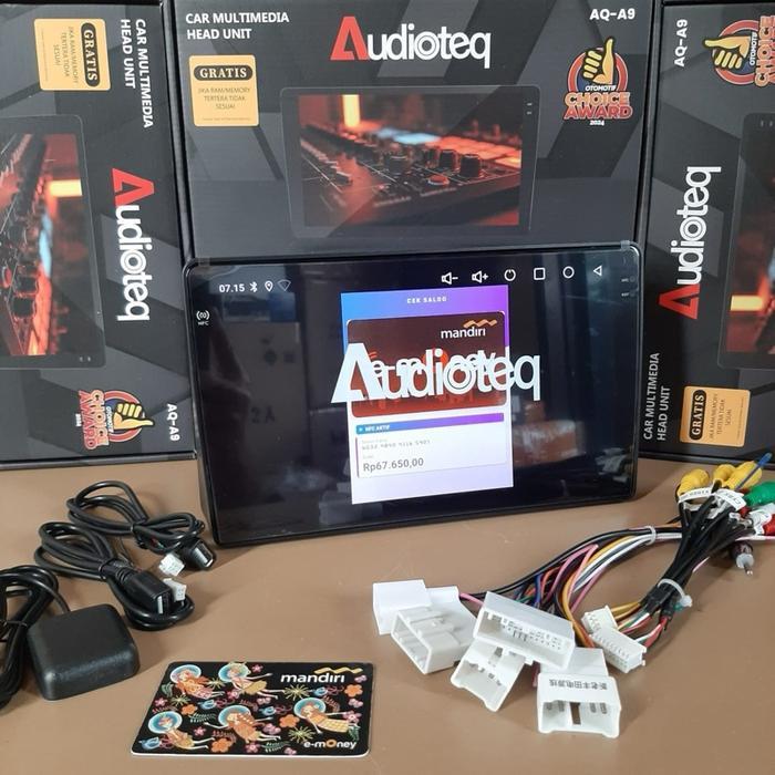 HEAD UNIT ANDROID 10 INCH AGYA 2023 ANDROID AVANZA 2023 - UP ANDROID 10 INCH AUDIOTEQ RAM 2/32 GB
