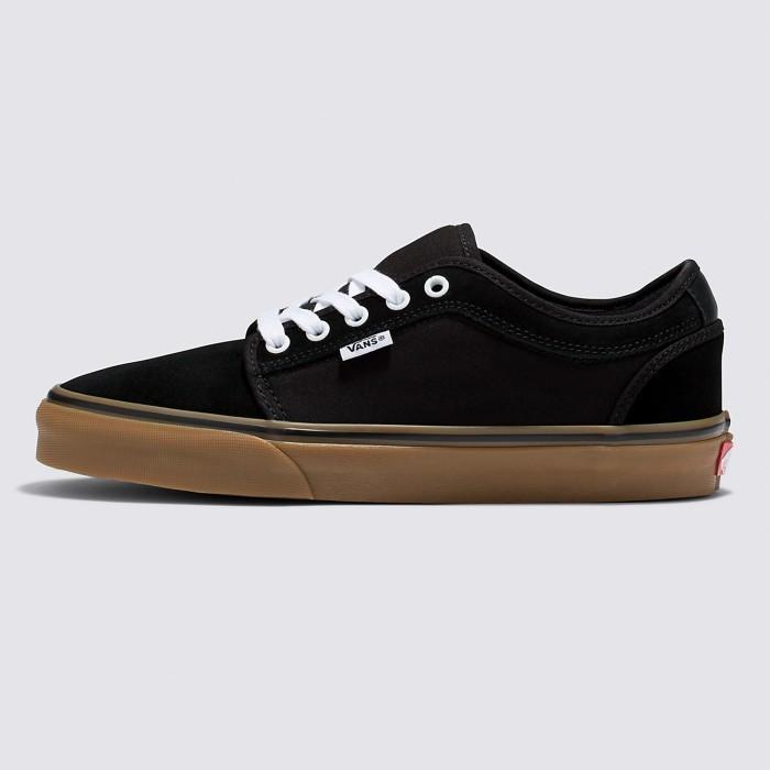 SNEAKERS OFF SEPATU SNEAKERS OFF THE WALL | SKATE CHUKKA LOW BLACK GUM - 37 OFF THE WALL | SKATE CHU