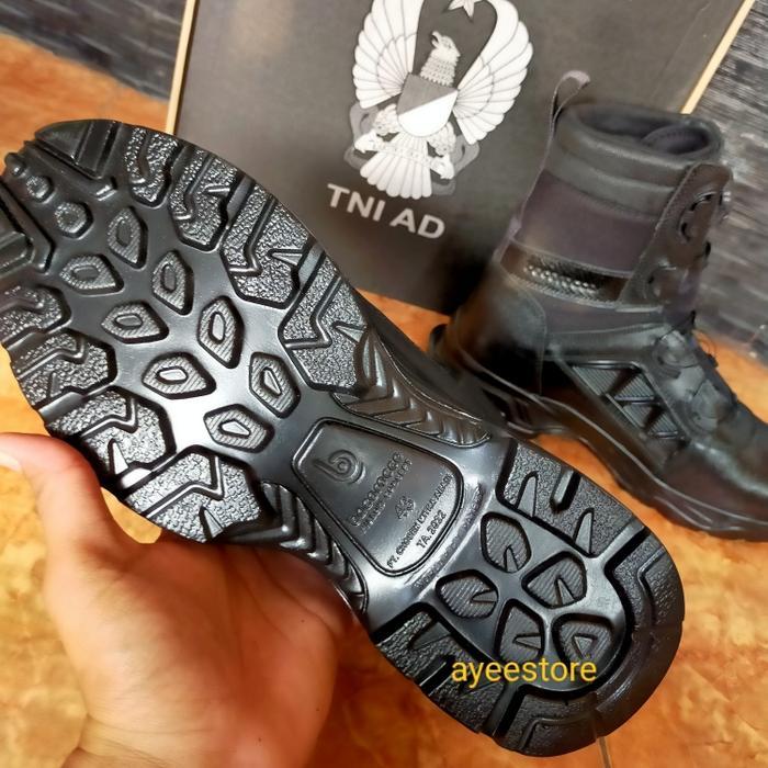 sepatu pdl bocorocco original jatah pamen tni ad / sepatu pdl tni ad
