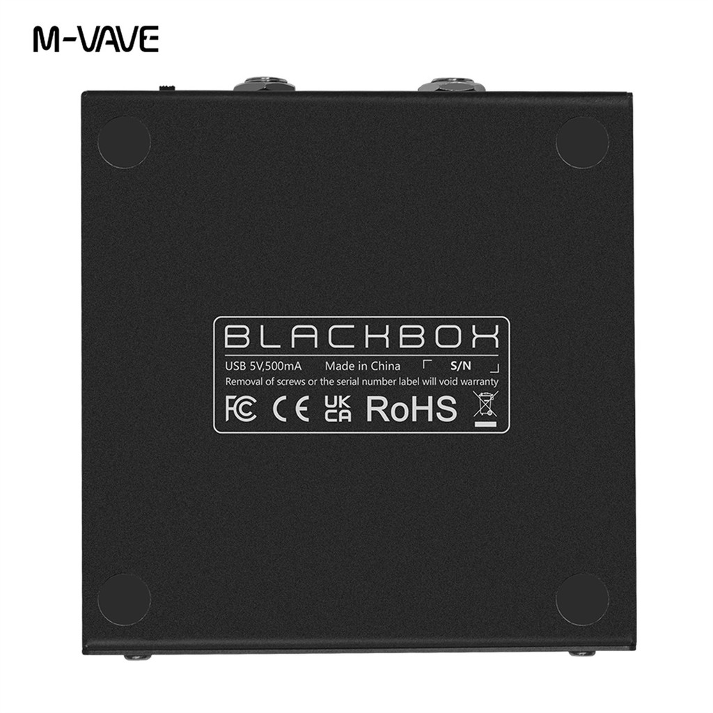 M-VAVE Blackbox Guitar/Bass AMP Modeler Multi Effects Processor Rechargeable for Electric Guitar