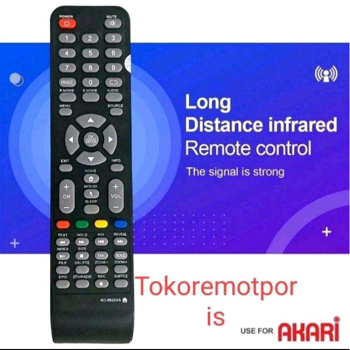 REMOT TV AKARI RC-9920AS 2205 SMART LED / LCD AT-5432S AT-5442S