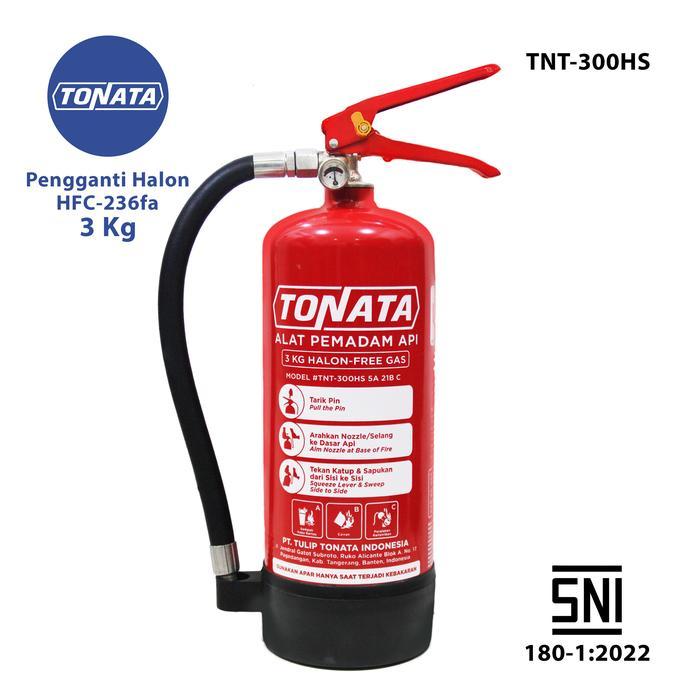 Pemadam Api Tonata Alat Pemadam Api Tonata / APAR Clean Agent HCFC/HFC 3 kg