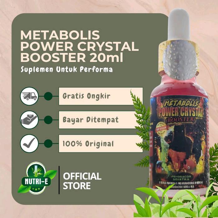 Suplemen Burung Berkicau Metabolis Power Crystal Booster 20 Ml
