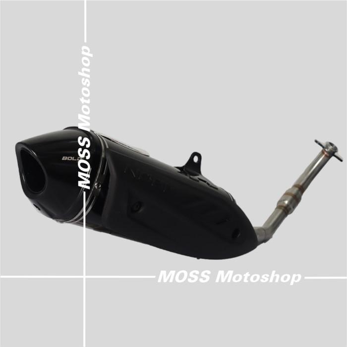 Knalpot Nobi Bold X Black New Nmax 2020 New Aerox Connected Lexy 155 Pcx 160 Vario 160 Original