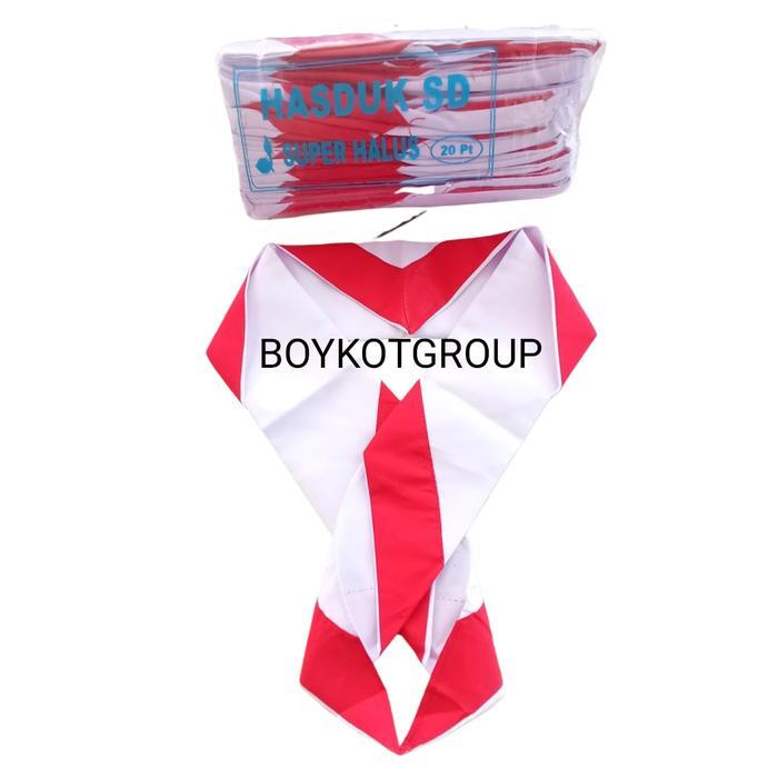 Set Hasduk Pramuka SD 20 Buah Kain Halus Panjang 95 cm Perlengkapan Pramuka