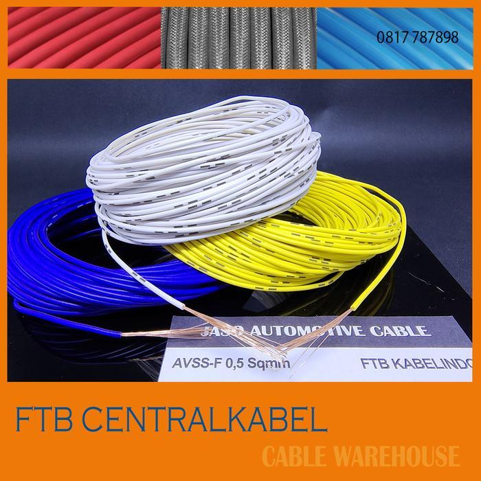 "New" Automotive Cable Kabel Otomotif AVSS 0.5mm AVSS 0.5 mm AVSS 0,5 mm 50M