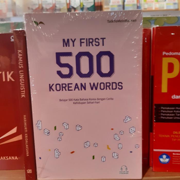 READYY Buku My First 500 Korean Words Belajar 500 Kata Bahasa Korea
