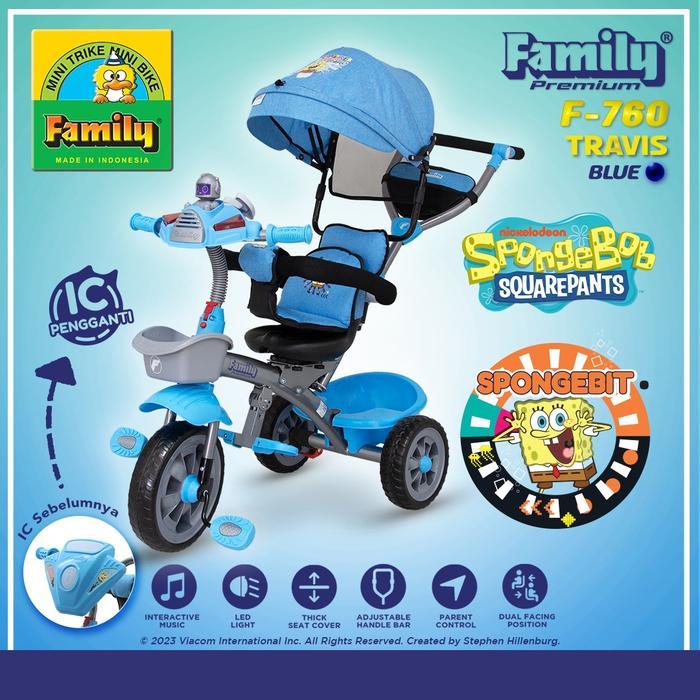 Sepeda Anak Roda Tiga Family TRAVIS
