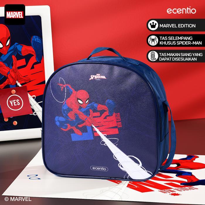 Yumbox Store - Spider Man Tas Bekal Lunch Cooler Bag Box Makanan Alumunium Kotak Makan Anak