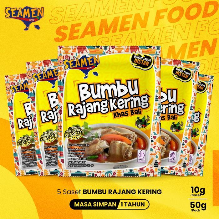 TERMURAH 5 Saset BUMBU RAJANG KERING KHAS BALI. Masa Simpan 1 Tahun READY STOCK
