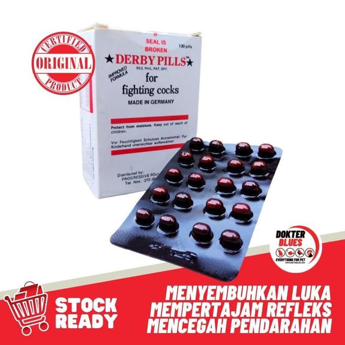 Derby Pills (1 Strip) Import Filipina Suplemen Ayam