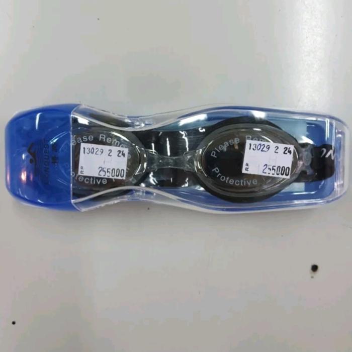 Kacamata Kaca Mata Renang Swimming Goggles Conquest Minus Optik Original
