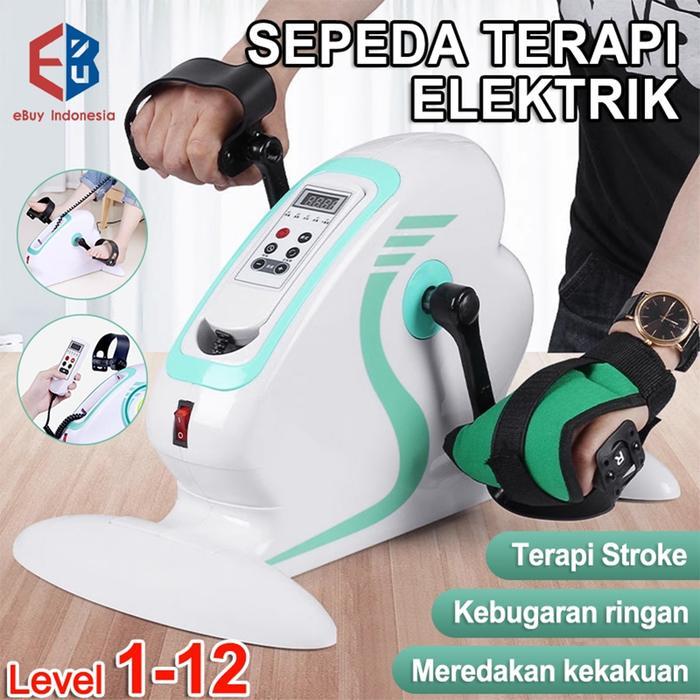 Sepeda Statis Terapi Elektrik Sepeda Statis Mini Alat Terapi Kesehatan Kaki Tangan Stroke Terapi