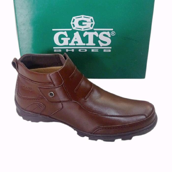 Boot Kulit GATS Sepatu Boot Kulit Pria Model 2252 Warna Coklat Ukuran 38 GATS TO 2252 Sepatu Kulit P