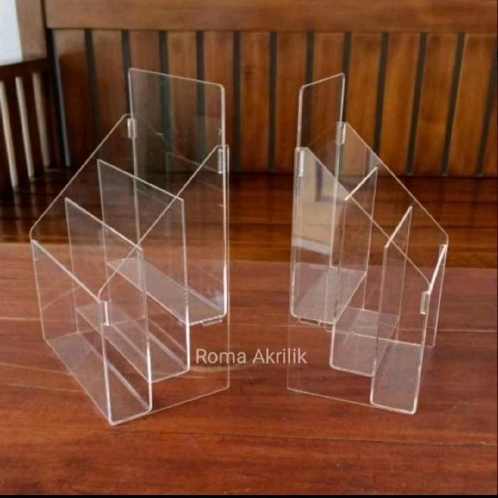 Tempat brosur A5/akrilik rak brosur