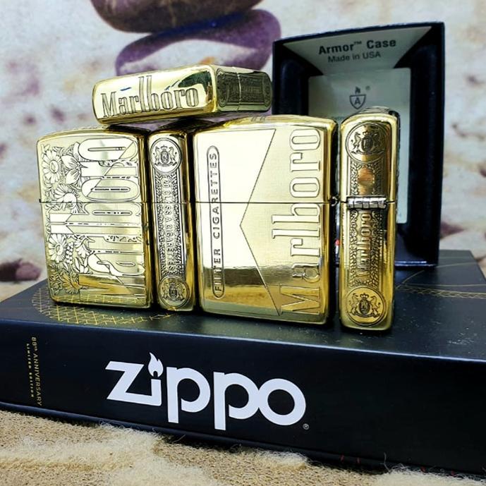Zippo Armor Marlboro 5 Side