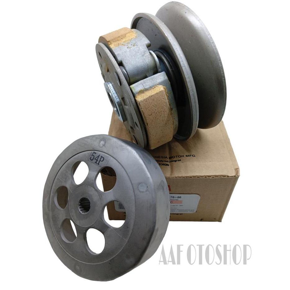 Pully Polly + Mangkok Ganda + Kampas Ganda Set Mioj,X-Ride,Miogt 113,Fino Fi 113.