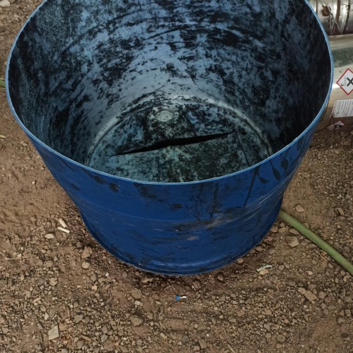 Premium Drum Plastik/Tong Sampah Drum Besi /Tong Drum/Pot Tanaman Original