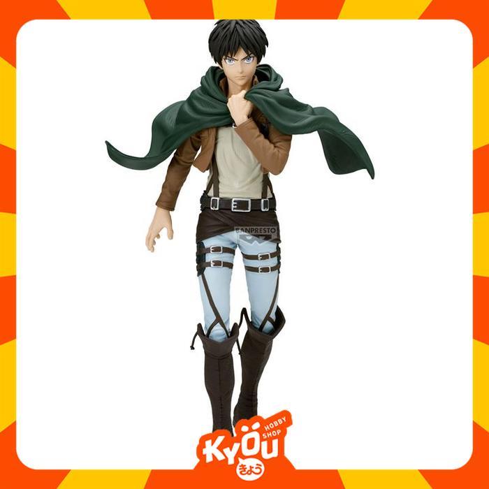 New Arrival Grandista Figure Eren Yeager - Shingeki No Kyojin (28Cm)