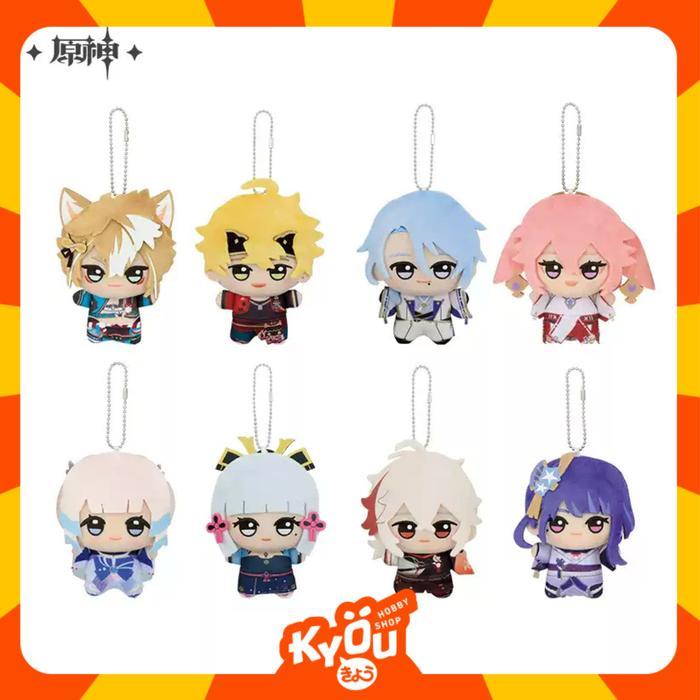 HOT SALE RAIDEN SHOGUN KAZUHA GOROU THOMA AYATO YAE MIKO KOKOMI AYAKA PLUSH CHIBIGURUMI (9CM) -