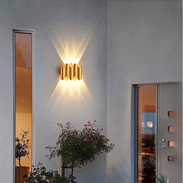 LAMPU DINDING GOLD MODERN / LAMPU DINDING LED / DINDING LED MINIMALIS / LAMPU TANGGA Lampu Dinding
