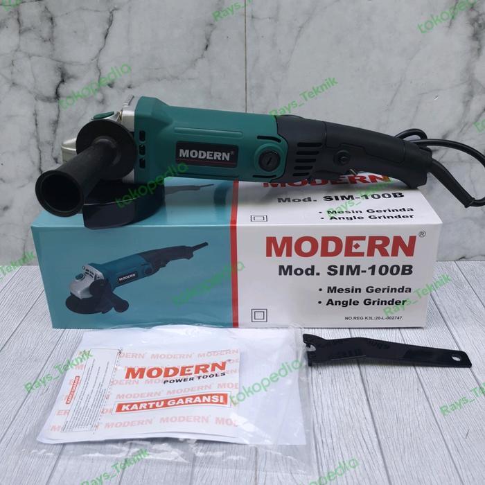 Mesin Gerinda Modern Sim100b Gerinda Tangan Modern Sim-100b Sim 100b