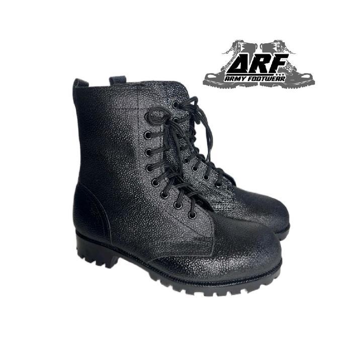 SEPATU PDL TNI AD SEQURITY LINMAS KULIT JERUK