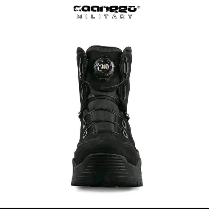 Sepatu Pdl Tactical CAANGGO Vigoraso Force Terbaru kulit buk