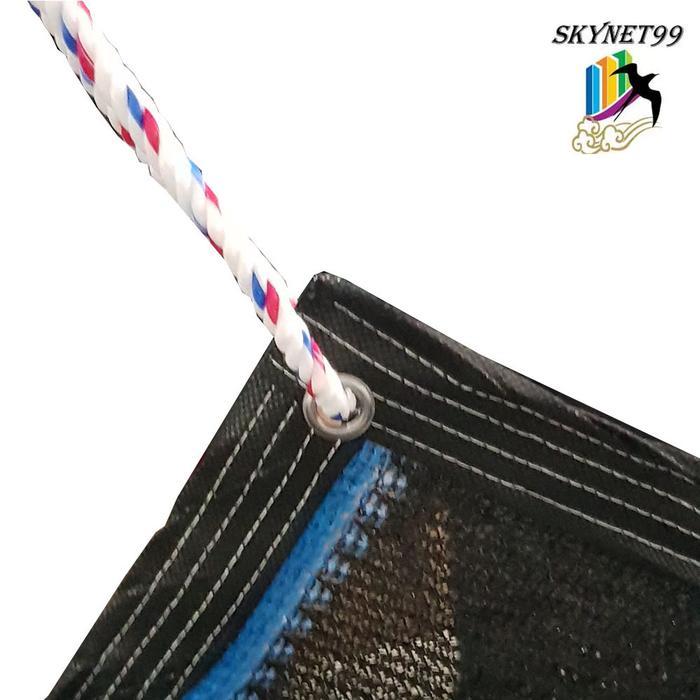 "New" TALI TAMBANG PLASTIK HITAM BINTIK UK 5MM (METERAN )