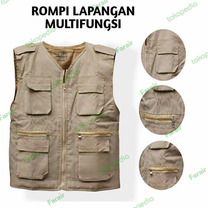 Rompi Lapangan King-Rompi 511-Rompi Tactical-Rompi Kegiatan Pasti Promo