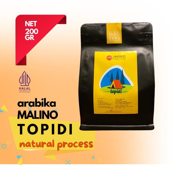 ANOA COFFEE ARABIKA TOPIDI NATURAL 200GR