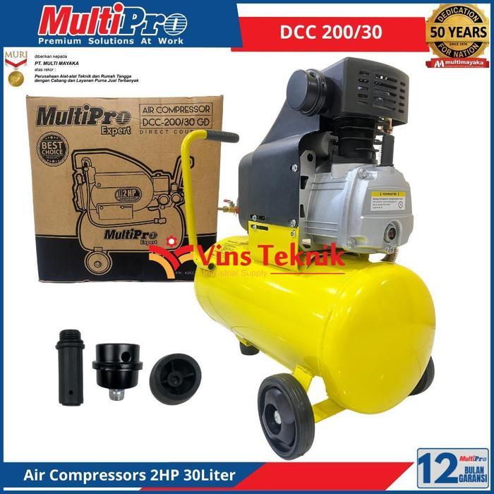 Multipro Dcc 200/30 2Hp Mesin Compressor Kompresor Angin Listrik Dcc200/30