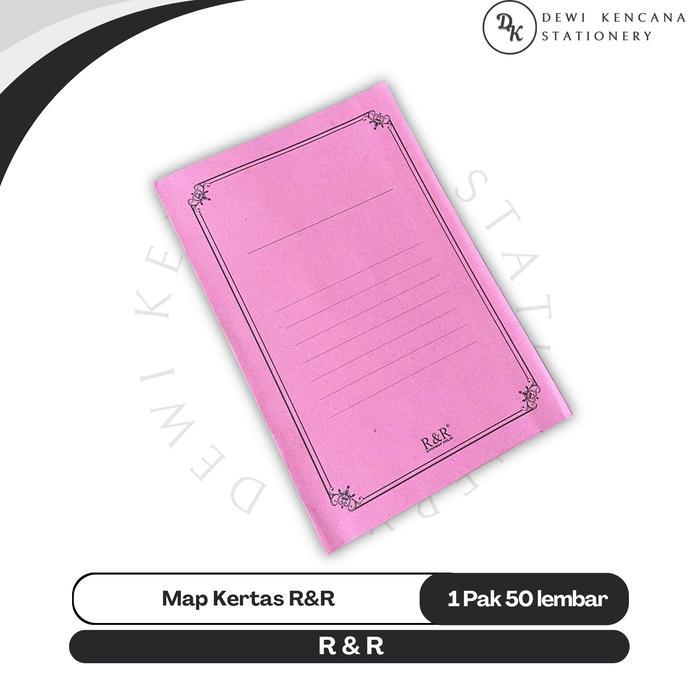 Map Kertas R&R / Stopmap Kertas Folio 1 Pak Isi 50 Lembar Terlaris