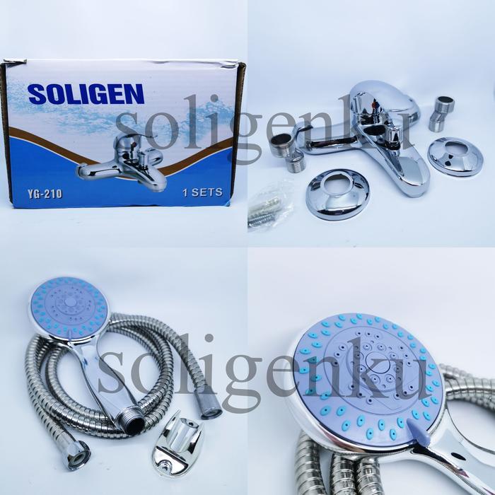 Terlaris Kran Bathtub Kran Shower Panas Dingin Keran Air Mixer Soligen Yg 210
