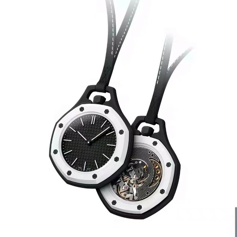 26 Years Old New Pocket Watch Octagonal Pop Style Neck Quartz Movement Candy Color Quartz Watch