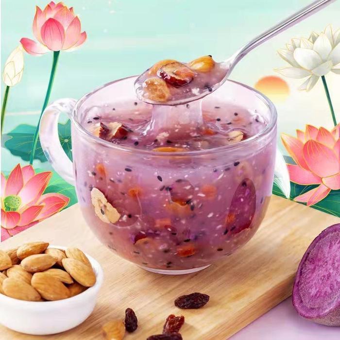 Oufen Lotus Root Powder 500 Gram/Bubuk Sereal Akar Teratai I Sereal Bubur Akar Teratai Sarapan Sehat