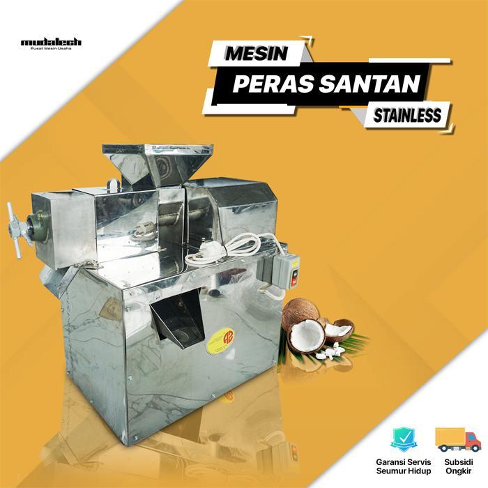 Mesin Peras Santan Kelapa Stainless - Alat Peras Kelapa Santan Portable - Tanpa Penggerak