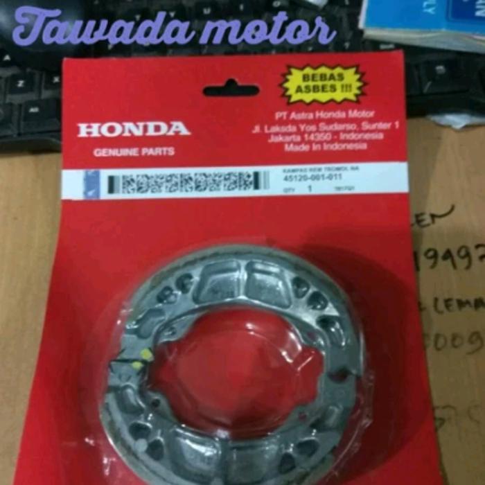KANVAS REM BELAKANG HONDA KIRANA KHARISMA SUPRA X125 OK.