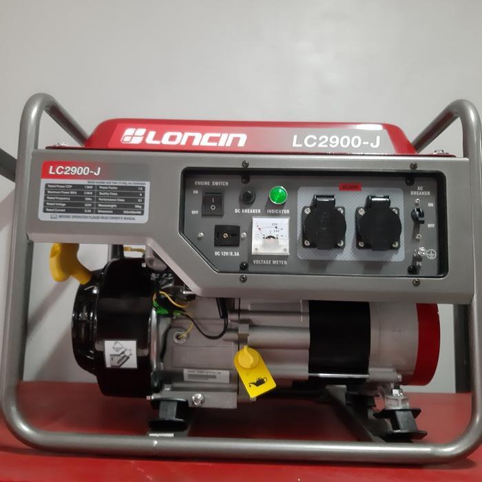 GENERATOR SET/GENSET MERK LONCIN TIPE LC2900J KELUARAN 2000WATT,MANUAL